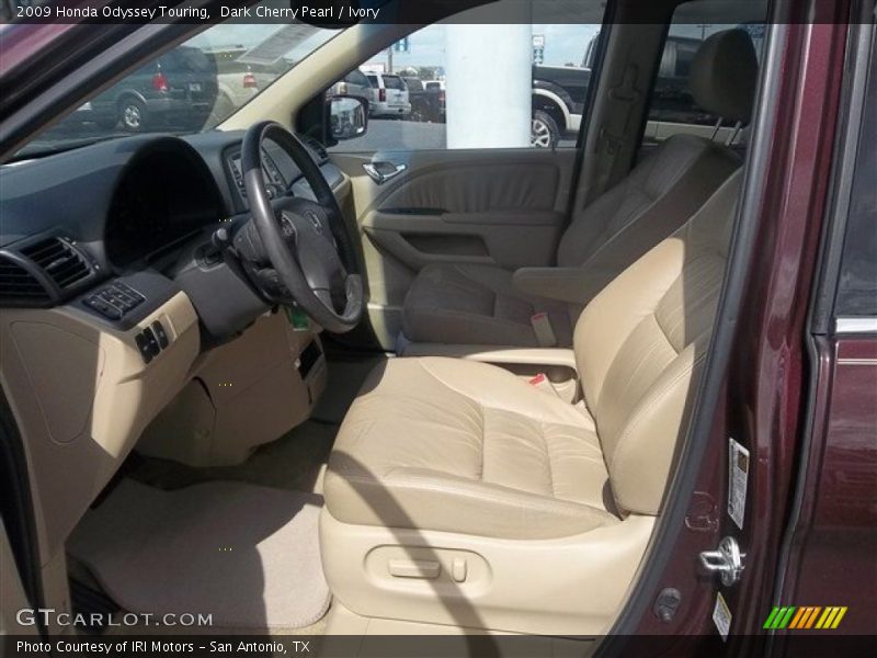 Dark Cherry Pearl / Ivory 2009 Honda Odyssey Touring