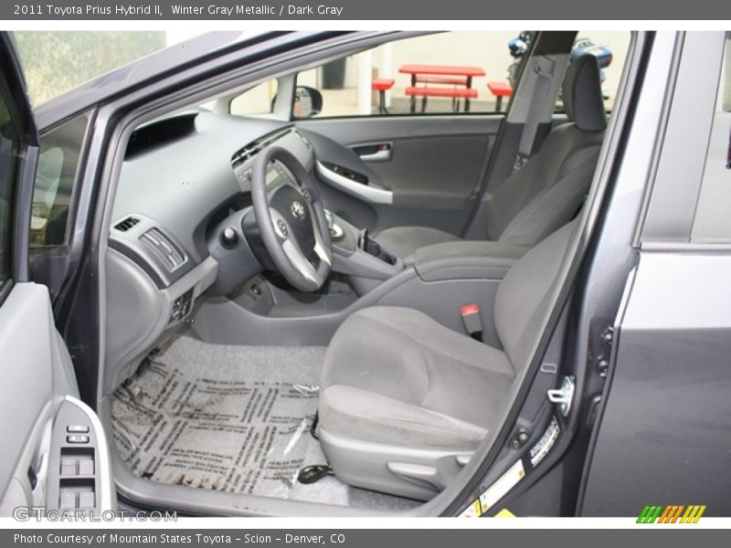 Winter Gray Metallic / Dark Gray 2011 Toyota Prius Hybrid II