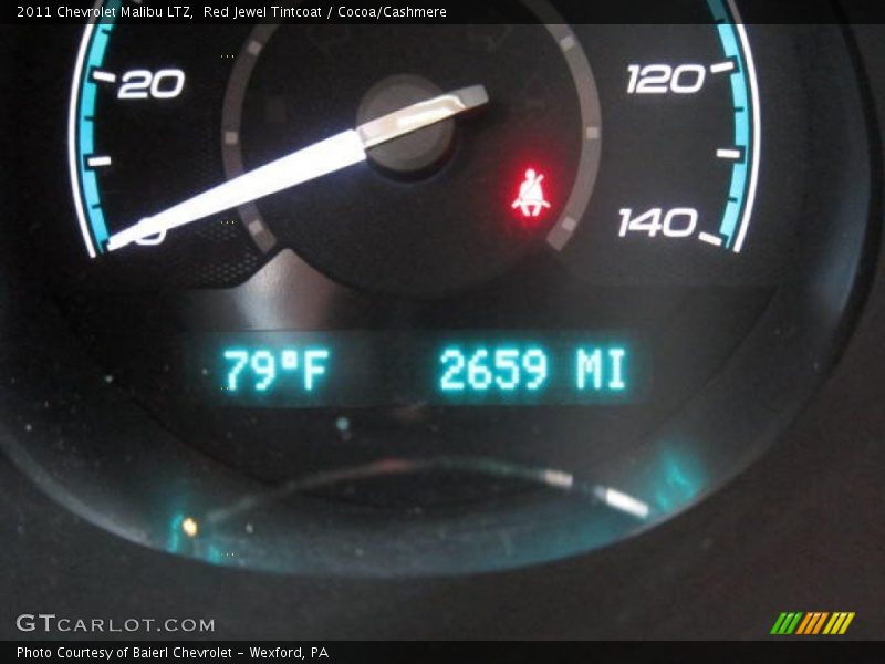 Red Jewel Tintcoat / Cocoa/Cashmere 2011 Chevrolet Malibu LTZ