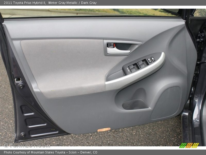 Winter Gray Metallic / Dark Gray 2011 Toyota Prius Hybrid II