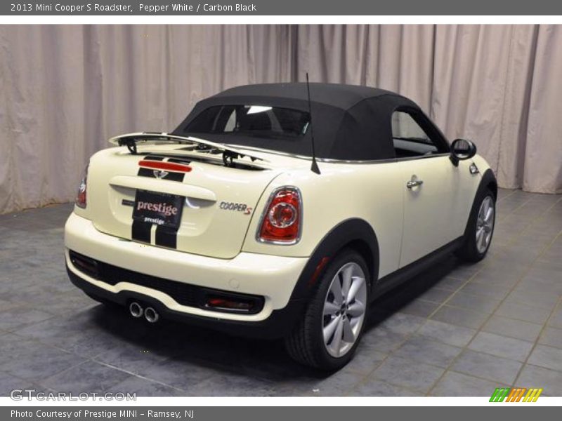 Pepper White / Carbon Black 2013 Mini Cooper S Roadster
