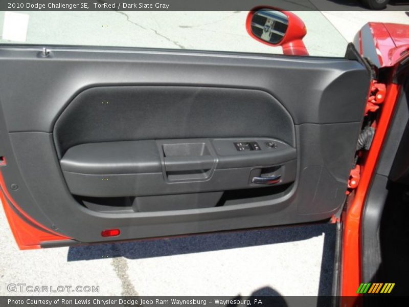 TorRed / Dark Slate Gray 2010 Dodge Challenger SE