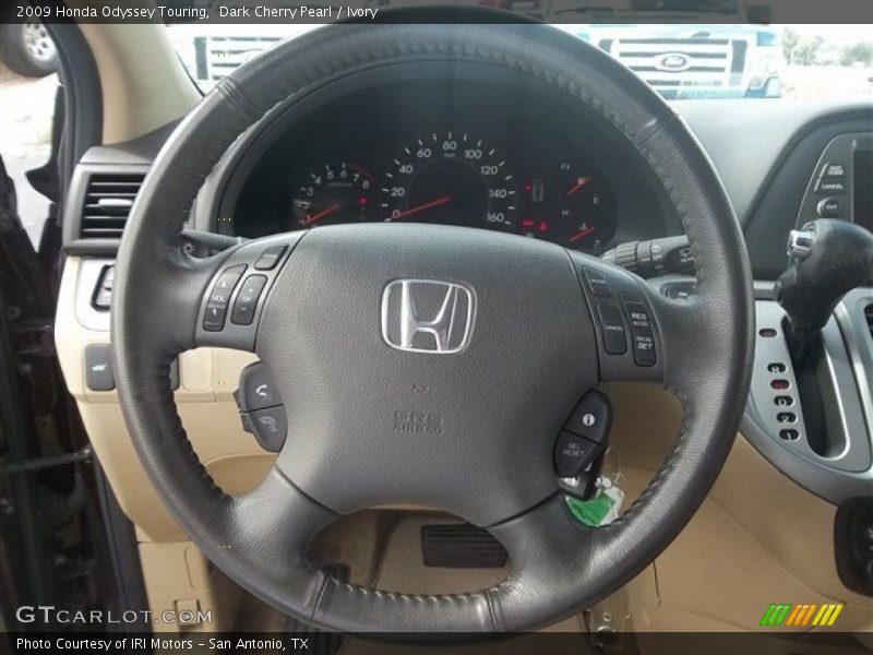 Dark Cherry Pearl / Ivory 2009 Honda Odyssey Touring
