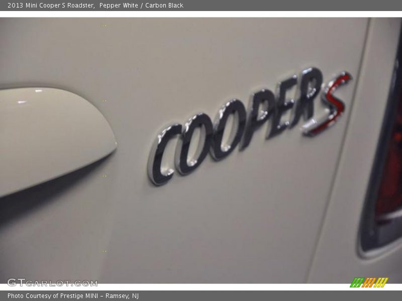 Pepper White / Carbon Black 2013 Mini Cooper S Roadster