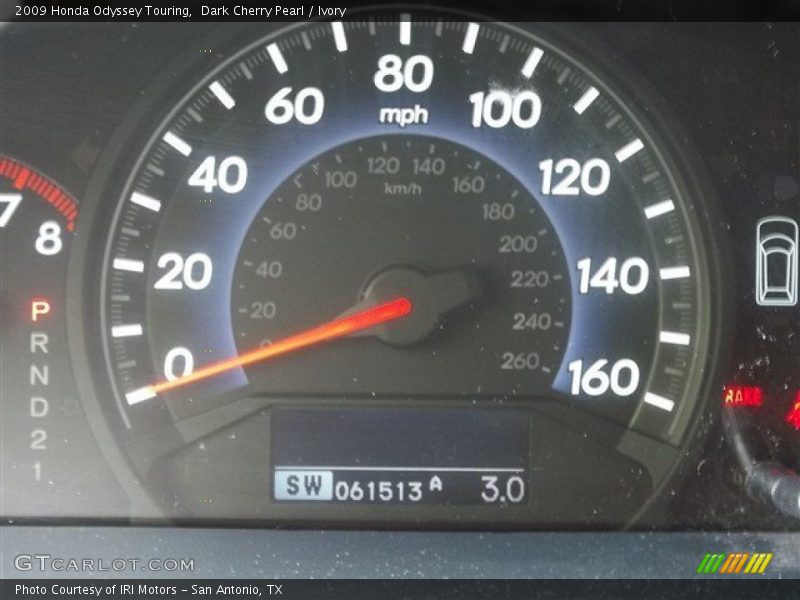 Dark Cherry Pearl / Ivory 2009 Honda Odyssey Touring