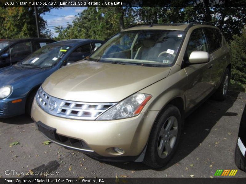 Luminous Gold Metallic / Cafe Latte 2003 Nissan Murano SL AWD
