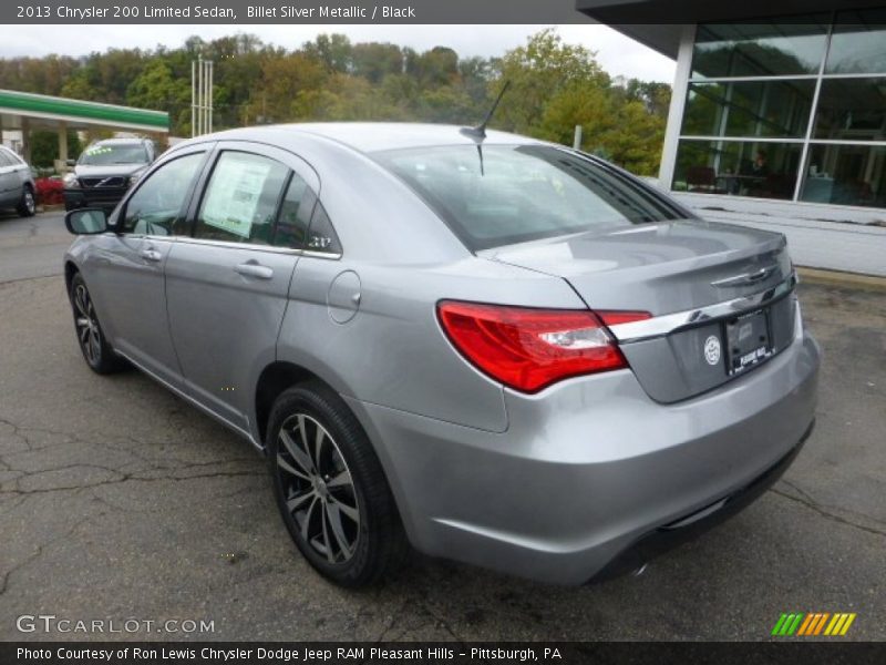 Billet Silver Metallic / Black 2013 Chrysler 200 Limited Sedan