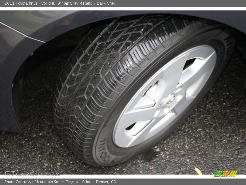 Winter Gray Metallic / Dark Gray 2011 Toyota Prius Hybrid II