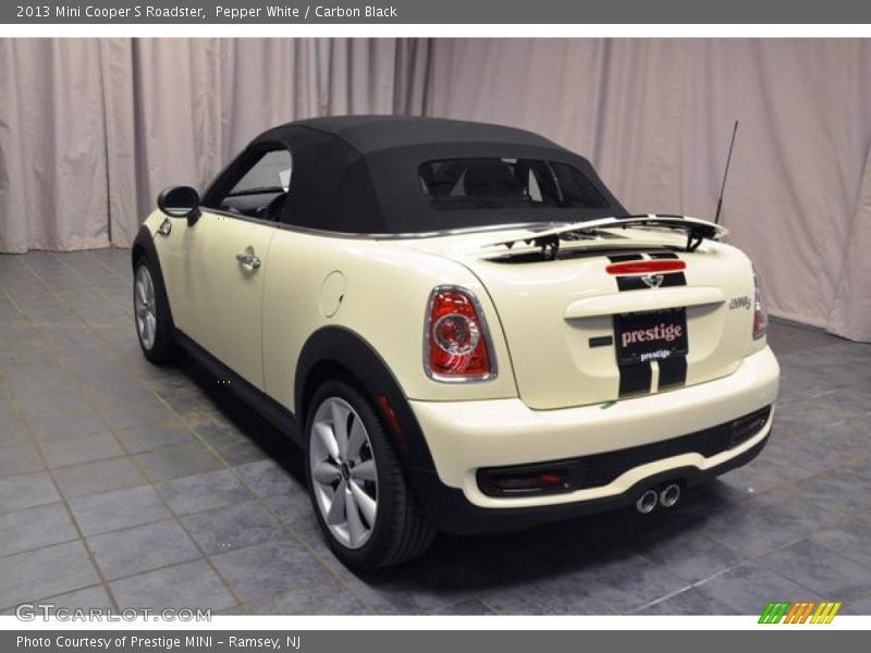 Pepper White / Carbon Black 2013 Mini Cooper S Roadster