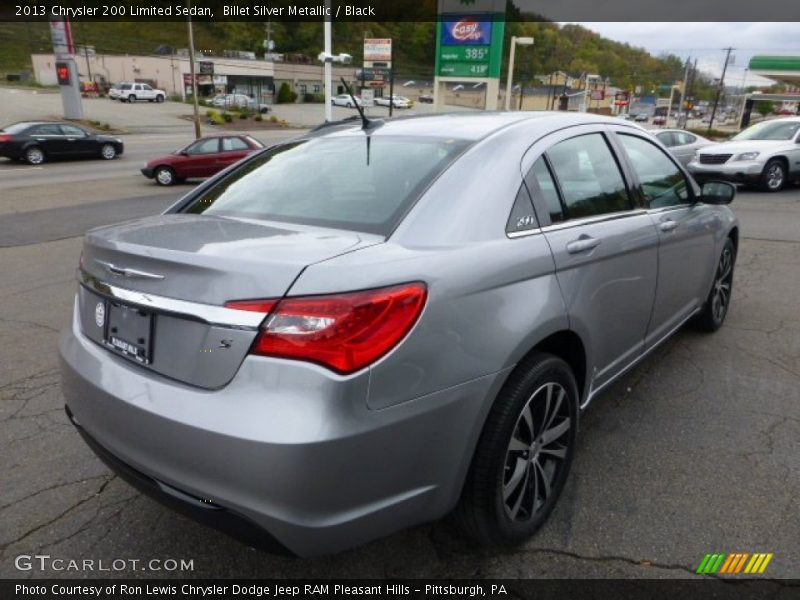 Billet Silver Metallic / Black 2013 Chrysler 200 Limited Sedan