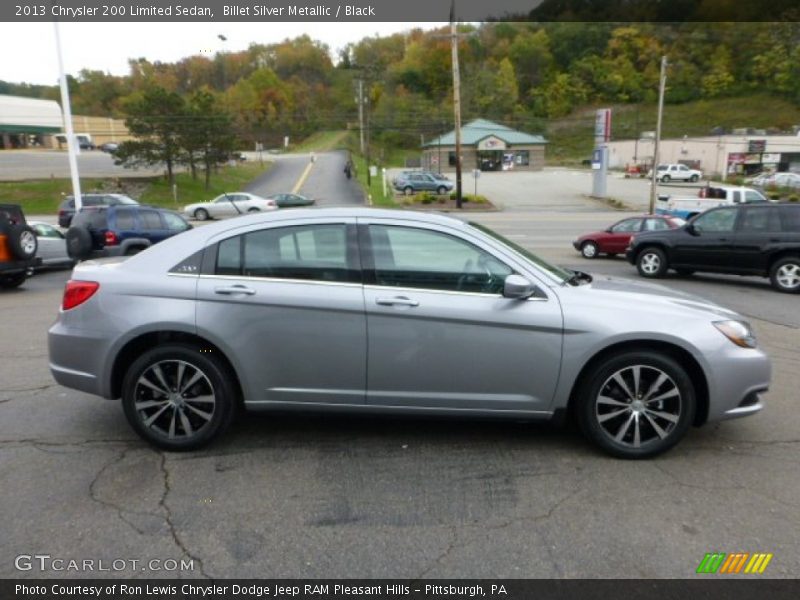 Billet Silver Metallic / Black 2013 Chrysler 200 Limited Sedan