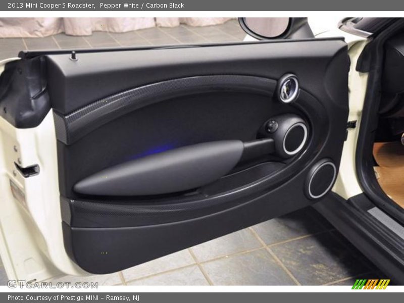 Pepper White / Carbon Black 2013 Mini Cooper S Roadster