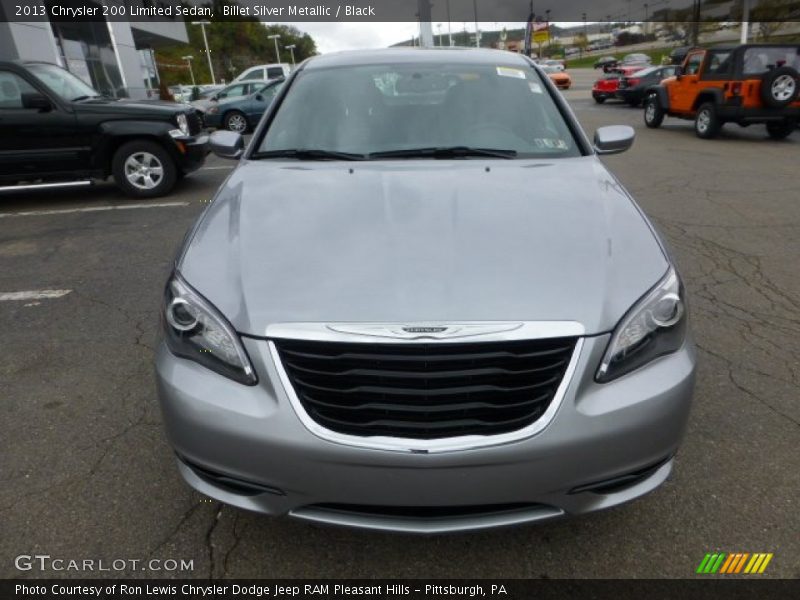 Billet Silver Metallic / Black 2013 Chrysler 200 Limited Sedan