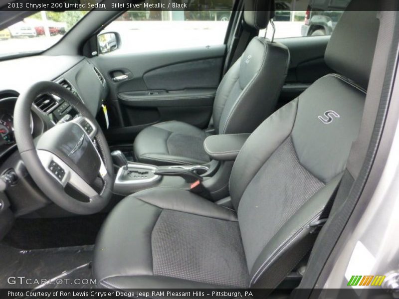 Billet Silver Metallic / Black 2013 Chrysler 200 Limited Sedan