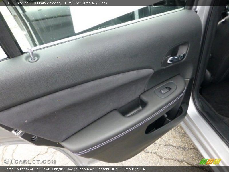 Billet Silver Metallic / Black 2013 Chrysler 200 Limited Sedan