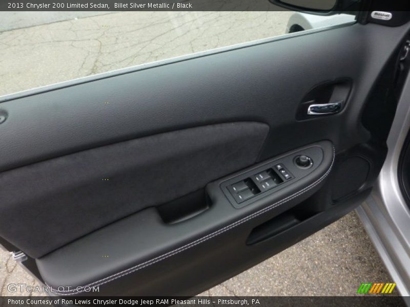 Billet Silver Metallic / Black 2013 Chrysler 200 Limited Sedan