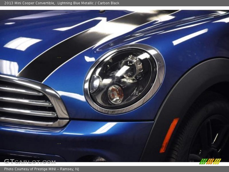 Lightning Blue Metallic / Carbon Black 2013 Mini Cooper Convertible