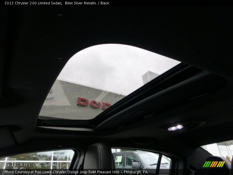 Billet Silver Metallic / Black 2013 Chrysler 200 Limited Sedan