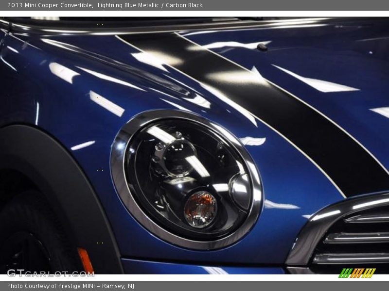 Lightning Blue Metallic / Carbon Black 2013 Mini Cooper Convertible