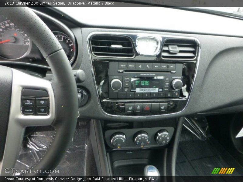 Billet Silver Metallic / Black 2013 Chrysler 200 Limited Sedan