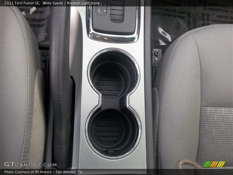 White Suede / Medium Light Stone 2011 Ford Fusion SE
