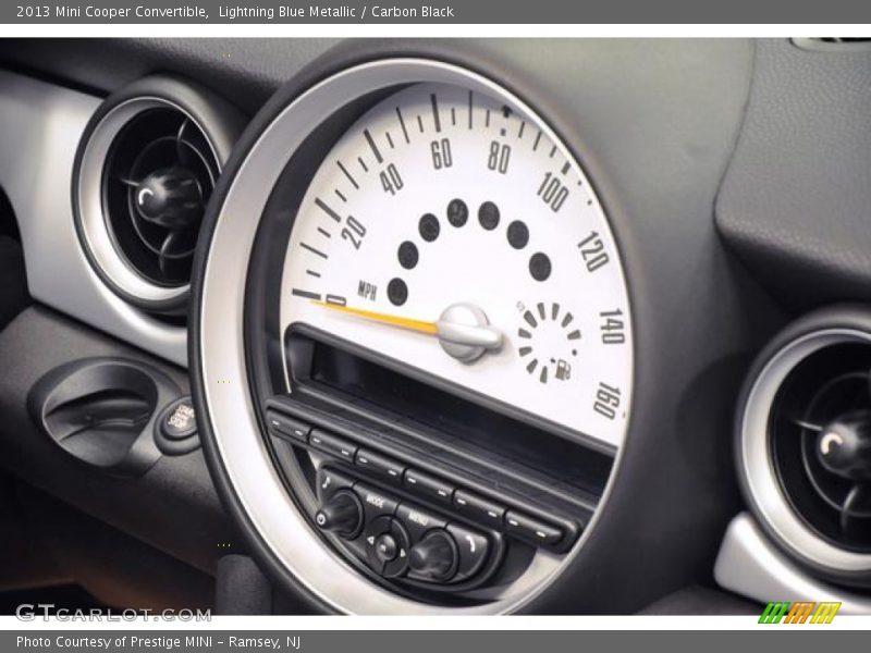 Lightning Blue Metallic / Carbon Black 2013 Mini Cooper Convertible