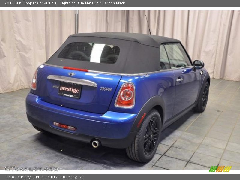 Lightning Blue Metallic / Carbon Black 2013 Mini Cooper Convertible