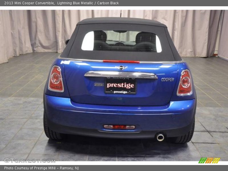 Lightning Blue Metallic / Carbon Black 2013 Mini Cooper Convertible