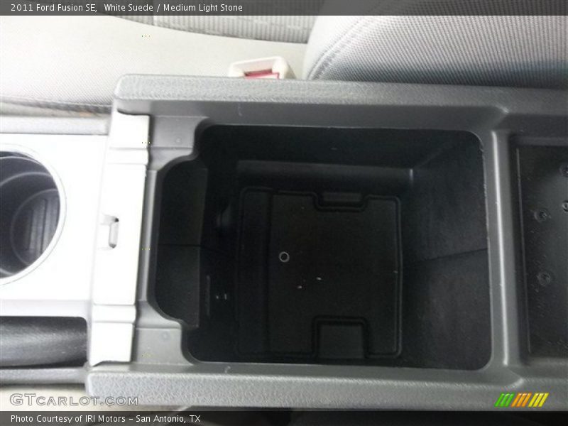 White Suede / Medium Light Stone 2011 Ford Fusion SE