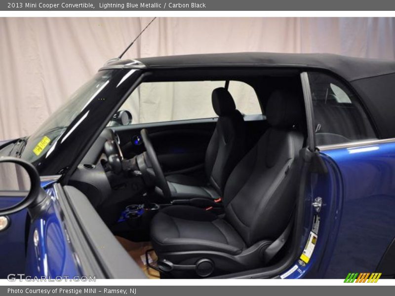 Lightning Blue Metallic / Carbon Black 2013 Mini Cooper Convertible