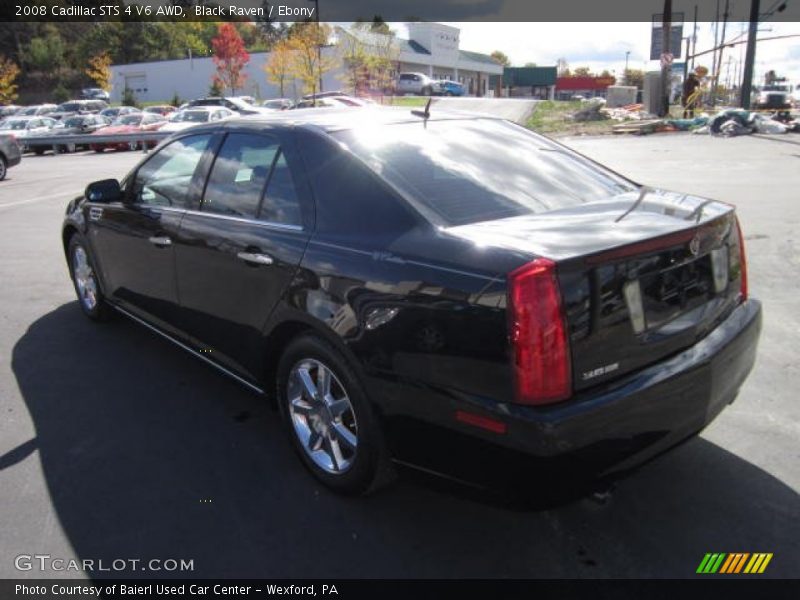 Black Raven / Ebony 2008 Cadillac STS 4 V6 AWD
