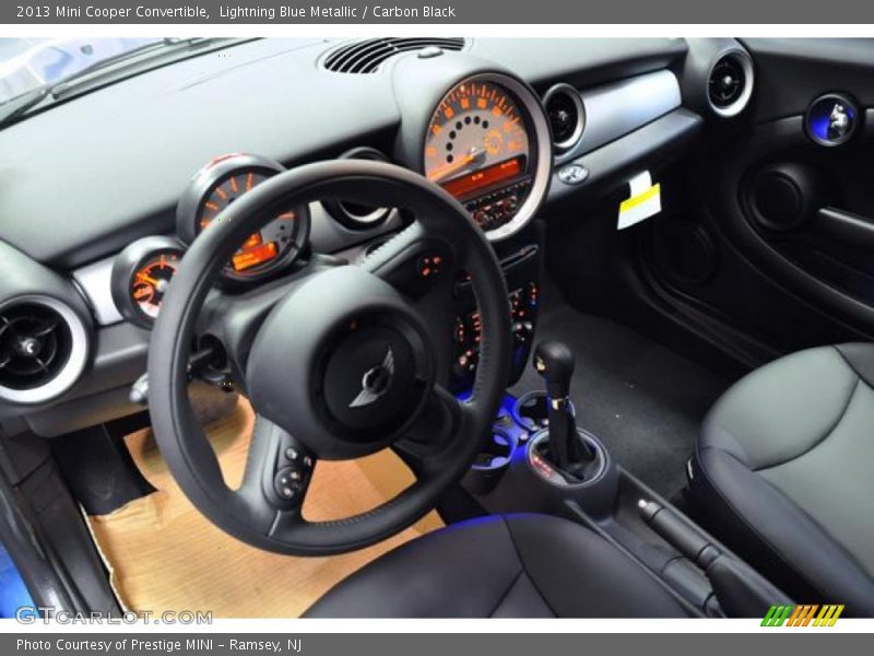 Lightning Blue Metallic / Carbon Black 2013 Mini Cooper Convertible