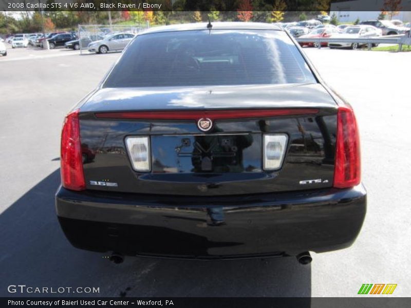 Black Raven / Ebony 2008 Cadillac STS 4 V6 AWD
