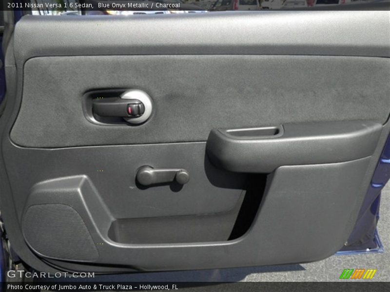 Blue Onyx Metallic / Charcoal 2011 Nissan Versa 1.6 Sedan