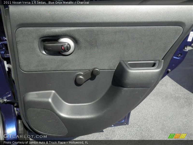 Blue Onyx Metallic / Charcoal 2011 Nissan Versa 1.6 Sedan