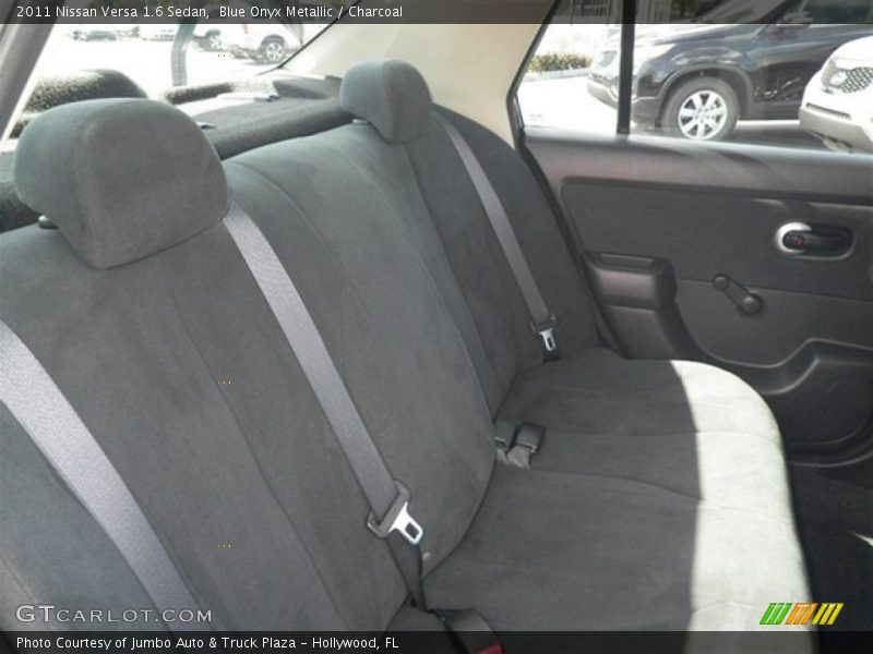 Blue Onyx Metallic / Charcoal 2011 Nissan Versa 1.6 Sedan