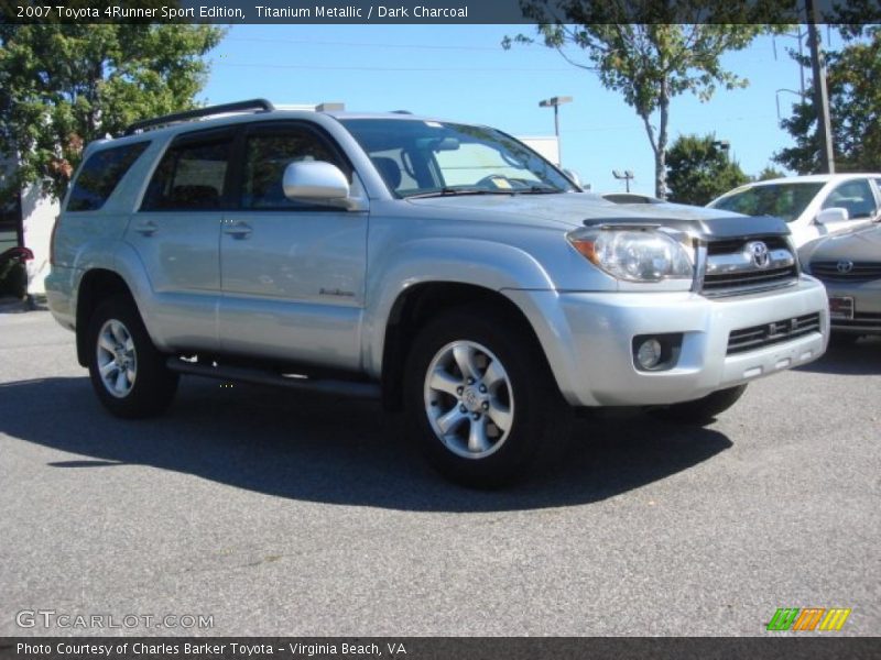 Titanium Metallic / Dark Charcoal 2007 Toyota 4Runner Sport Edition