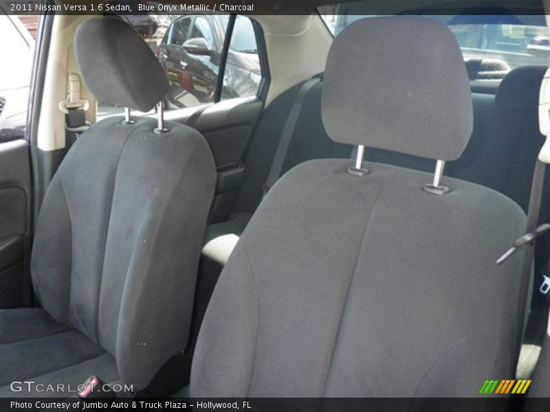 Blue Onyx Metallic / Charcoal 2011 Nissan Versa 1.6 Sedan