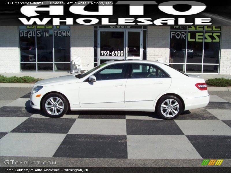 Arctic White / Almond/Black 2011 Mercedes-Benz E 350 Sedan