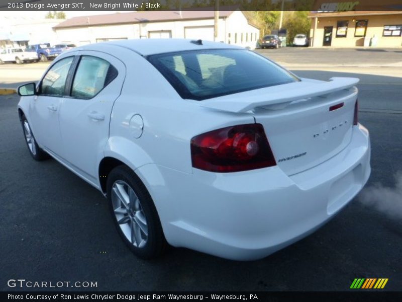New Bright White / Black 2013 Dodge Avenger SXT