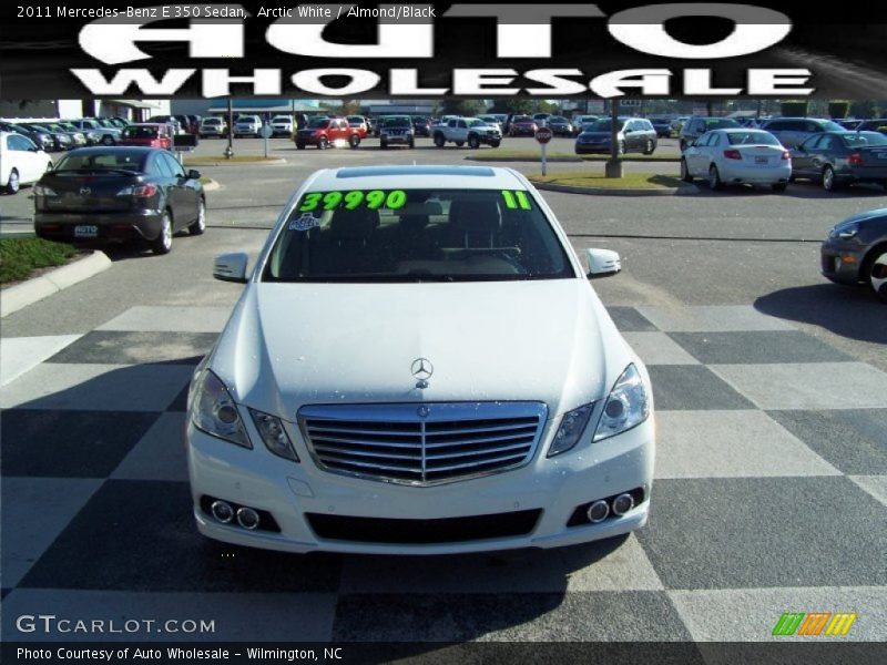 Arctic White / Almond/Black 2011 Mercedes-Benz E 350 Sedan