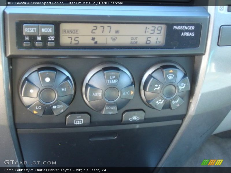 Titanium Metallic / Dark Charcoal 2007 Toyota 4Runner Sport Edition