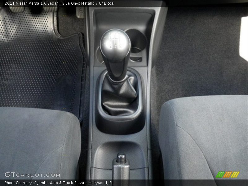 Blue Onyx Metallic / Charcoal 2011 Nissan Versa 1.6 Sedan