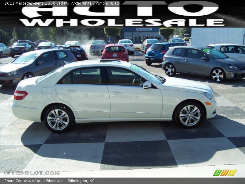 Arctic White / Almond/Black 2011 Mercedes-Benz E 350 Sedan