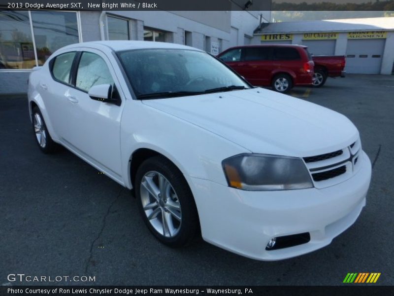 New Bright White / Black 2013 Dodge Avenger SXT