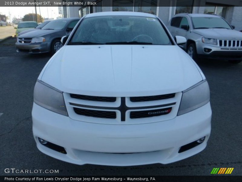 New Bright White / Black 2013 Dodge Avenger SXT