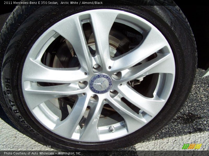 Arctic White / Almond/Black 2011 Mercedes-Benz E 350 Sedan