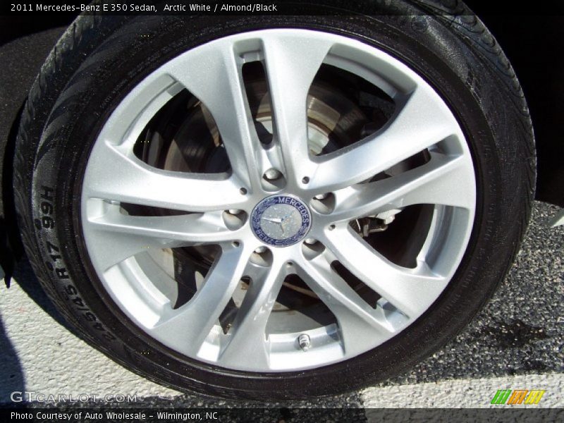 Arctic White / Almond/Black 2011 Mercedes-Benz E 350 Sedan