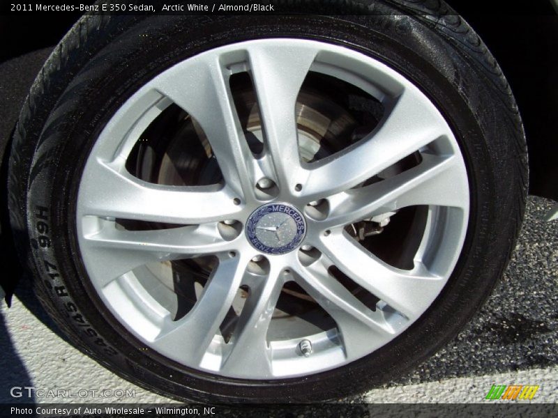 Arctic White / Almond/Black 2011 Mercedes-Benz E 350 Sedan