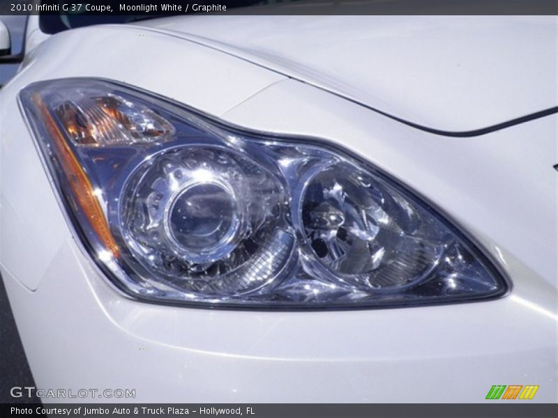 Moonlight White / Graphite 2010 Infiniti G 37 Coupe